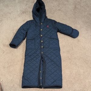 Ralph Lauren Polo Baby Quilted Insulated Bunting Pramsuit